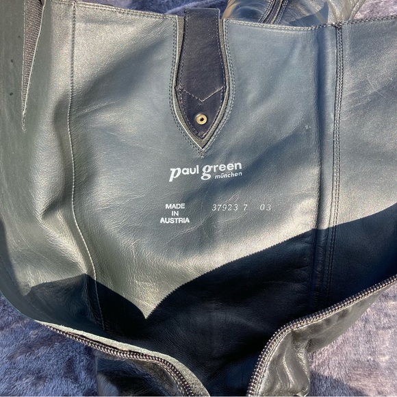 Paul Green, Black Leather Knee-High Boots, Size 9.5 - Picture 9 of 11